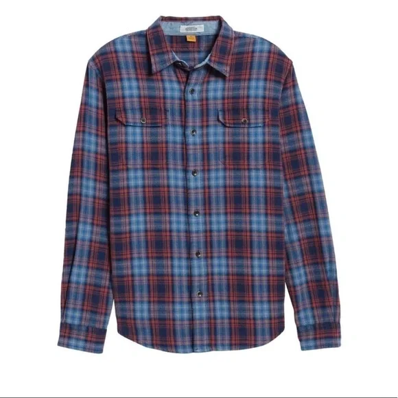 TAILOR VINTAGE PLAID HEAVY TWILL SHIRT - NWT! - Picture 8 of 12